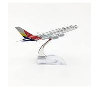 SYOEUR 16cm para Asiana Airlines A380 Airbus Modelo de avión de aleación de fundición a presión Modelo de avión a Escala en Miniatura Playkits