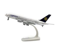 SYOEUR 20cm Apto para Airbus A380 Modelo De Avión Aviación con Ruedas Juguete Colección Recuerdo O Regalo Kit de Juego de Pasatiempo