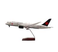 SYOEUR 43cm 1:130 para Air Canada Boeing B787 Airbus Escala Modelo de avión de Resina fundida a presión con Luces Playkits(A)
