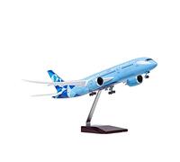 SYOEUR 43cm 1/130 para avión B787 ETIHAD Airlines Modelo W luz y Ruedas Tren de Aterrizaje avión de Juguete de Resina Playkits