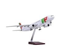 SYOEUR 47cm 1 160 para Portugal Airbus A330 Escala Modelo de avión Realista de Resina fundida a presión con Luces Playkits