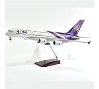 SYOEUR 47cm 1 160 para Tailandia Boeing B747 Airbus Modelo Escala de Resina avión Fundido a presión con Luces Playkits(A380)