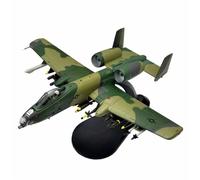 SYOEUR A-10 A10 Thunderbolt II a Escala 1/100 para avión de Ataque Warthog Hog, Modelo de avión de Metal Fundido a presión Playkits(A-10A Warthog MC)