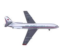 SYOEUR Avión a Escala de Metal 1 400 YU0009 para China Airlines Sud Aviation SE-210 B-1856 Juguetes en Miniatura de aviación Playkits