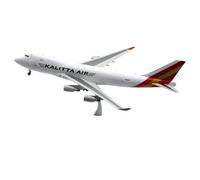 SYOEUR Avión Coleccionable De Aleación 1 200 para Kalitta Air Boeing B747-400F, Avión Fundido A Presión, Modelo Jet N403KZ con Soporte Playkits