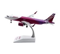 SYOEUR Avión Coleccionable De Aleación 1 200 para Peach Airlines Airbus A320neo, Avión Fundido A Presión, Modelo Jet JA201P con Soporte Playkits