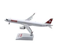 SYOEUR Avión Coleccionable De Aleación 1 200 para Swiss Airlines StarAlliance, Airbus A321neo, Modelo De Avión Fundido A Presión Playkits