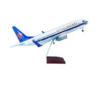 SYOEUR Avión De Ruedas 1 85 Apto para Boeing B737-800 Kit Plástico Decorativo En Miniatura Modelo Kit de Juego de Pasatiempo
