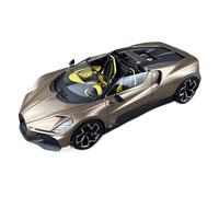 SYOEUR Bugatti Mistral W16 De Aleación A Escala 1:18 (colección Estática) Juego Modelo de Coche Hobby(Oro)