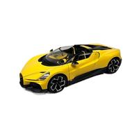 SYOEUR Bugatti Mistral W16 De Aleación A Escala 1:18 (colección Estática) Juego Modelo de Coche Hobby(Yellow)
