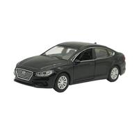 SYOEUR Coches Juguete 1:38 para Hyundai Crown Prince Pasatiempos Coleccionables Juguetes Regalo Recuerdo Juego Modelo de Coche Hobby(Negro)