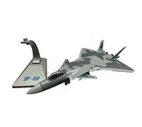 SYOEUR Escala 1/100 para J-20 Fire Fang China Airforce Fighter Air Force Diecast avión Modelo aleación Playkits