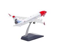 SYOEUR Escala 1 200 para Norwegian Airlines B737-8MAX SE-RTA, Modelo de avión Coleccionable, Juguetes en Miniatura de Metal Playkits