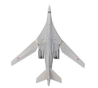 SYOEUR Escala 1 200 para Rusia Air Force Tupolev TU-160, réplica de Metal de aleación fundida, Modelo de avión de Juguete Playkits