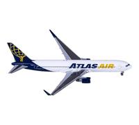 SYOEUR Escala 1 400 para Atlas Airlines 767-300ER N649GT, Avión en Miniatura de aviación Fundido a presión, Juguetes de Modelo de avión de Metal Playkits