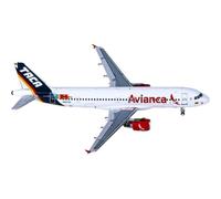 SYOEUR Escala 1 400 para NG15027 Avianca AirlinesAirbus A320 N567AV Modelo de avión de aleación fundida a presión en Miniatura Playkits