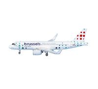 SYOEUR Escala 1 400 para PH11844 Bruselas Airlines A320neo OO-SBA Diecast Modelo de avión Coleccionable avión de Metal Playkits