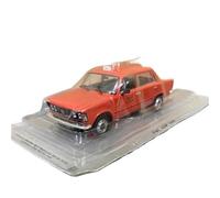 SYOEUR Fiat 125P a Escala 1:43, Modelo de aleación, Juguetes analógicos, coleccionables, Recuerdos para Adultos, Regalos Juego Modelo de Coche Hobby