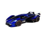 SYOEUR Lamborghini V12 Deportivo De Aleación, Escala 1:18, Decoración Estática Azul Juego Modelo de Coche Hobby