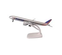 SYOEUR Metal Aleación 20 Cm Apto para Aviación AA MD-11 19 B777 Modelo Avión Fundido A Presión con Tren Aterrizaje Presente Kit de Juego de Pasatiempo(A)