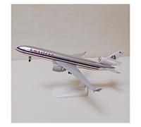 SYOEUR Metal De Aleación 20 Cm Apto para AA MD MD-11 Airway Modelo Avión Fundido A Presión con Tren Aterrizaje Ruedas Kit de Juego de Pasatiempo