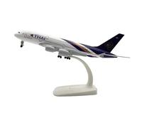 SYOEUR Modelo Avión Aleación Airbus A380 De 20 Cm con Tren Aterrizaje Ideal para Coleccionistas Kit de Juego de Pasatiempo