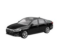 SYOEUR Modelo Coche Aleación Sedán Lujo para Honda Accord 1:24 con Sonido Y Ligero para Adolescentes Adultos Juego Modelo de Coche Hobby(Negro)
