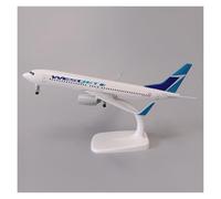 SYOEUR Modelo De Avión A Escala 1:20 del Boeing B737 WestJet Canada, Fundido A Presión, con Soporte Kit de Juego de Pasatiempo