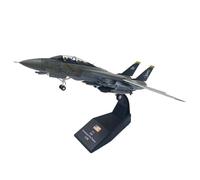 SYOEUR Modelo de avión Militar de Juguete a Escala 1/100 para F14 Tomcat F-14A/B AJ103 VF-84, Modelo de avión de Juguete de Metal Fundido a presión de la Fuerza Aérea Militar Playkits