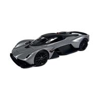 SYOEUR Modelo De Coche Aleación Aston Martin Valkyrie A Escala 1:18, Colección Estática Juego Modelo de Coche Hobby(Plata)