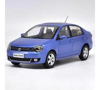 SYOEUR Modelo De Coche Aleación Shanghai Polo A Escala 1:18, Colección Estática, Pasatiempo para Adultos Juego Modelo de Coche Hobby(Azul)