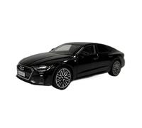 SYOEUR Modelo De Coche Audi A7 Aleación Negra, Escala 1:24, Decoración Estática, Simulación Coleccionable Juego Modelo de Coche Hobby