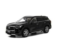 SYOEUR Modelo De Vehículo En Miniatura Estático Metal Infiniti Q70L 2017 A Escala 1:64 Juego Modelo de Coche Hobby(QX60 Black)
