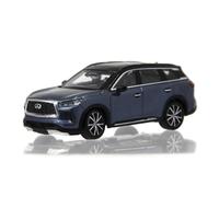 SYOEUR Modelo De Vehículo En Miniatura Estático Metal Infiniti Q70L 2017 A Escala 1:64 Juego Modelo de Coche Hobby(QX60 Blue)