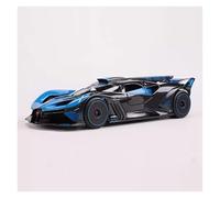 SYOEUR Modelos De Coches Aleación Bolide Supercars A Escala 1:24, Coleccionables, Juguetes para Niños Y Adultos, Decoraciones Juego Modelo de Coche Hobby(Azul)