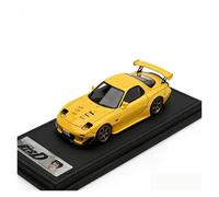 SYOEUR Resina Fundida Presión 1:43 para Mazda RX7 FD3S Super Coche Modelo Juguete Cumpleaños Regalo Idea Amarillo Juego Modelo de Coche Hobby