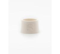 Syos Ligadura de saxofón tenor blanco ártico, gran ajuste para boquillas Syos y compatible con boquillas de goma de saxofón tenor