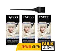 Syoss 12-53 Platino Perla Rubio Profesional Salón Calidad Color de Cabello...