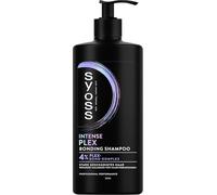 Syoss Champú Intense Plex (440 ml), champú para cabellos muy dañados y tratados, repara millones de articulaciones dañadas y fortalecedoras, con tecnología Plex