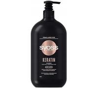 Syoss - Champú para cabello ligeramente quebradizo (6 unidades, queratina, 750 ml)