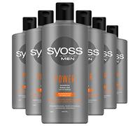 Syoss Champú Power para Hombres 6 x 440 ML