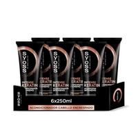 Syoss DP Keratin Acondicionador 250ml, Pack de 6, Fortalecedor Capilar con Queratina, Reducción de Rotura