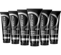 Syoss Enjuague profundo Intense Glaze (6 x 250 ml), acondicionador nutritivo con un 9% de complejo de brillo de silicio, acondicionador para el cabello para reparar el cabello mate y sin brillo