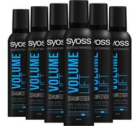 syoss Espuma festiger Volume Lift grados 4 de retención, extra fuerte, 6 unidades (6 x 250 ml)