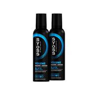 Syoss Espuma pelo Volumen Lift - 2 uds de 250 ml (Total 500ml)- 48 horas de fijación fuerte y volumen, da cuerpo desde la raíz sin apelmazar, Cabello como recién salido de la peluquería