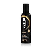 Syoss - Espuma Rizos Flex, 250 ml, Rizos Definidos sin Encrespamiento, Ayuda a proteger el cabello del calor del secador, Cabello como recién salido de la peluquería