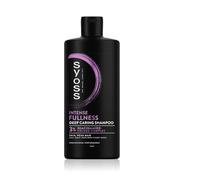 Syoss Full Hair 5 - Champú voluminizador, 440 ml, 5 en 1, fortalecimiento del cabello fino y potenciador de volumen, vegano