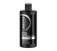 Syoss Intense Glaze Champú 440 ml - Champú profesional para el cuidado del cabello con 3% de silicio para brillo profundo, suave y fácil de peinar, fórmula de fortalecimiento del cabello para cabello