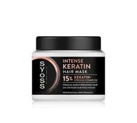 Syoss Intense Keratin Hair Mask for Fragile, Easily Breaking Hair with Queratina Strong Complex, Pack of 1, 400 ml