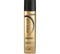 Syoss Keratin-Palette - Spray de queratina con queratina, 300 ml, spray para cabello suave y brillante, 3 en 1, protección y agarre 4, spray con complejo vitamínico